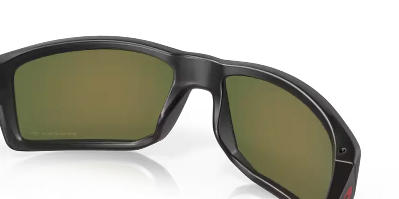 Oakley Gibston Sunglasses Rectangle Black Ink Frame Orange Lens OO9449 944905