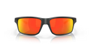 Oakley Gibston Sunglasses Rectangle Black Ink Frame Orange Lens OO9449 944905