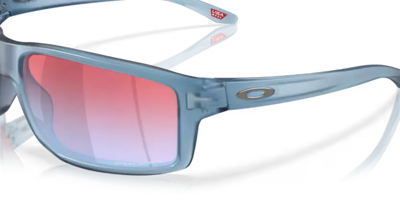 Oakley Gibston Sunglasses Rectangle Stonewash Frame Pink/blue Lens OO9449 944925