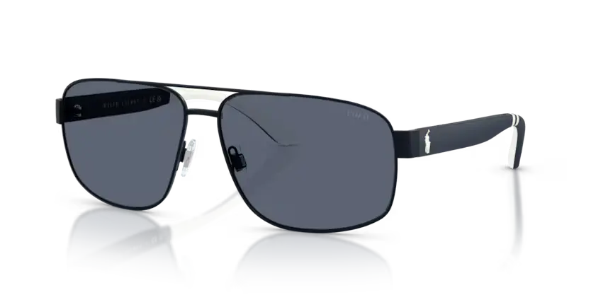 Polo Ralph Lauren Sunglasses Pilot Matte Navy Blue PH3112 930387