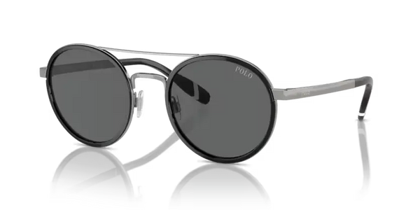 Polo Ralph Lauren Sunglasses Round Gunmetal PH3150 921687