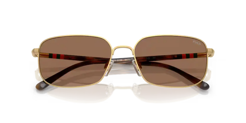 Polo Ralph Lauren Sunglasses Rectangle Gold Frame PH3159 947773