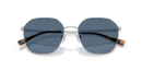 Polo Ralph Lauren Sunglasses Silver Frame Blue Lens PH3160 900180