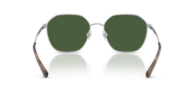 Polo Ralph Lauren Sunglasses Silver Frame Bottle Green Lens PH3160 942371