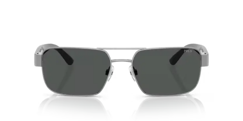 Polo Ralph Lauren Sunglasses Rectangle Gunmetal Frame PH3161 926687