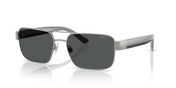 Polo Ralph Lauren Sunglasses Rectangle Gunmetal Frame PH3161 926687