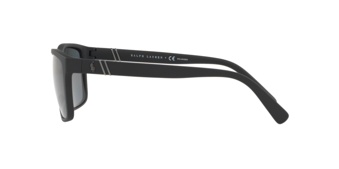 Polo Ralph Lauren Sunglasses Rectangle Black Frame Polarised PH4133 528481