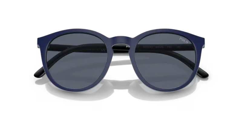 Polo Ralph Lauren Clip-On Sunglasses Phantos Black/Blue Dual Frames PH4183U 588687