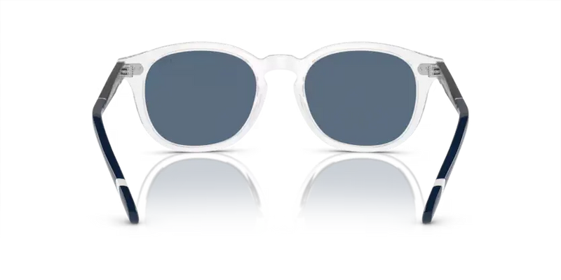 Polo Ralph Lauren Sunglasses Phantos Crystal Frame Blue Lens PH4206 533180