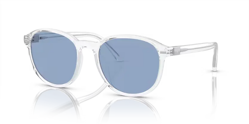 Polo Ralph Lauren Sunglasses Phantos Crystal Frame Blue Lens PH4207U 500272