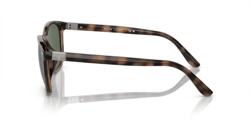 Polo Ralph Lauren Sunglasses Square Havana Frame Green Lens PH4208U 597471