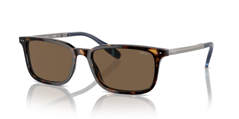Polo Ralph Lauren Sunglasses Rectangle Havana Frame PH4212 500373