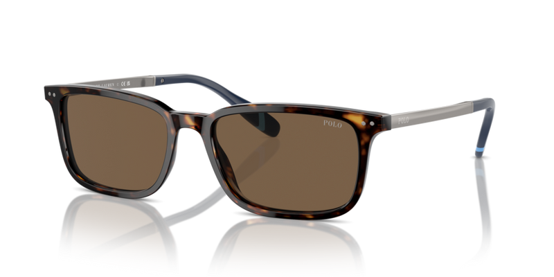 Polo Ralph Lauren Sunglasses Rectangle Havana Frame PH4212 500373