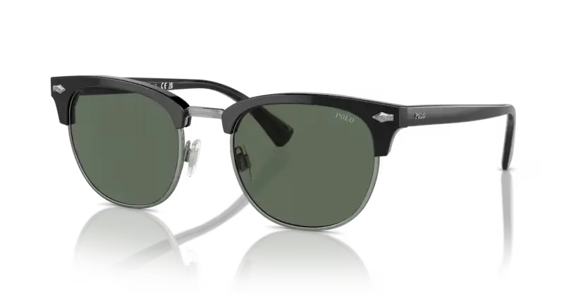 Polo Ralph Lauren Sunglasses Round Black Frame Green Lens PH4217 500171