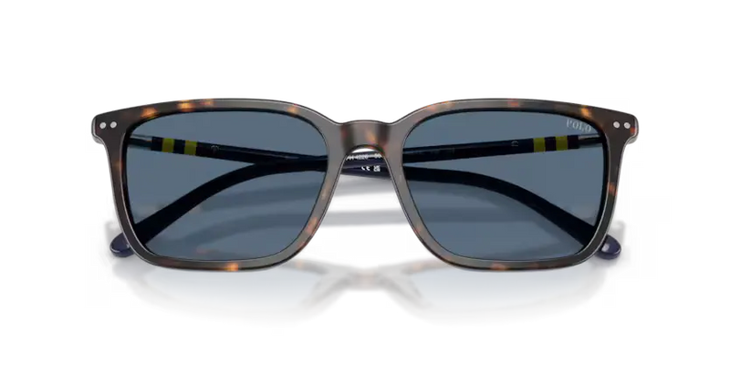 Polo Ralph Lauren Sunglasses Pillow Havana Frame Blue Lens PH4226 500380