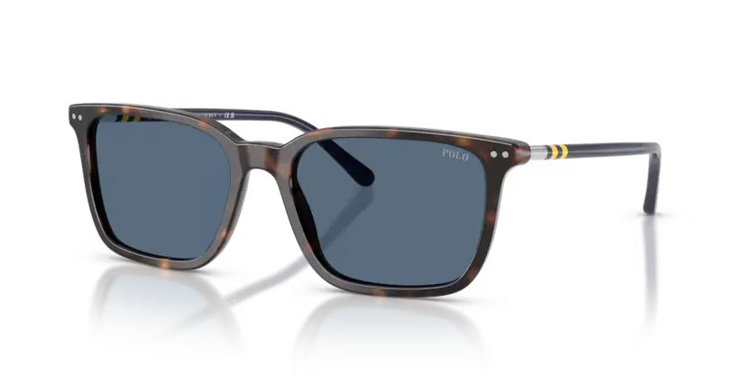 Polo Ralph Lauren Sunglasses Pillow Havana Frame Blue Lens PH4226 500380