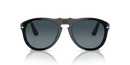 Persol Men's Pilot Sunglasses Black Blue PO0649 95/S3 Persol