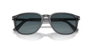 Persol Men's Square Sunglasses Grey Blue PO03019S 1196S3 Persol