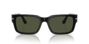 Persol Men's Rectangle Sunglasses Black PO3315S 95/31 Persol