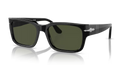 Persol Men's Rectangle Sunglasses Black PO3315S 95/31 Persol