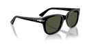 Persol Square Sunglasses Black Green PO3372S 95/31 Persol