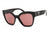 Prada Ladies Sunglasses Red Lens Square PR17ZS-11F08S - WatchStatus Ltd