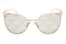 Prada PR50ZS Ladies Gold Cat Eye Sunglasses ZVN04T - WatchStatus Ltd