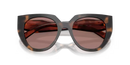 Prada Ladies Tortoise Sunglasses PR 14WS 23A60B Prada