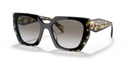 Prada Ladies Black Tortoise Sunglasses PR 15WS 3890A7 Prada