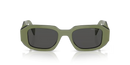 Prada Ladies Green Sunglasses PR 17WS 13N5S0