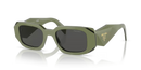 Prada Ladies Green Sunglasses PR 17WS 13N5S0