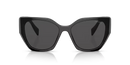 Prada Ladies Black Sunglasses PR 19ZS 1AB5S0 Prada