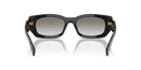 Prada Ladies Black Sunglasses PR B05S 3890A7