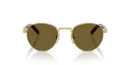 Prada Ladies Gold Sunglasses PR B52S 5AK09Z Prada