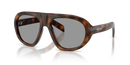 Prada Ladies Tortoise Sunglasses PR C05S 20D50Q Prada