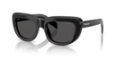 Prada Ladies Black Sunglasses PR D07S 16K08Z