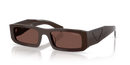 Prada Men's Cigar Brown Sunglasses PR D09SD 27I90W