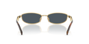 Prada Ladies Gold Sunglasses PR D51S 5AK70B