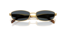 Prada Ladies Gold Sunglasses PR D51S 5AK70B