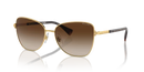 Ralph by Ralph Lauren Sunglasses Butterfly Shiny Gold RA4146 900413 Ralph by Ralph Lauren