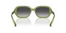 Ralph by Ralph Lauren Rectangle Sunglasses Transparent Green RA5325U 62228G