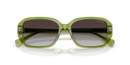 Ralph by Ralph Lauren Rectangle Sunglasses Transparent Green RA5325U 62228G