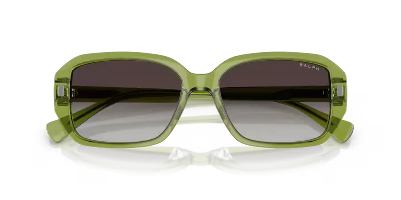 Ralph by Ralph Lauren Rectangle Sunglasses Transparent Green RA5325U 62228G