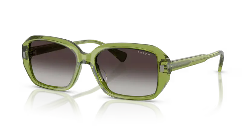 Ralph by Ralph Lauren Rectangle Sunglasses Transparent Green RA5325U 62228G
