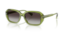 Ralph by Ralph Lauren Rectangle Sunglasses Transparent Green RA5325U 62228G