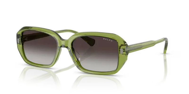Ralph by Ralph Lauren Rectangle Sunglasses Transparent Green RA5325U 62228G