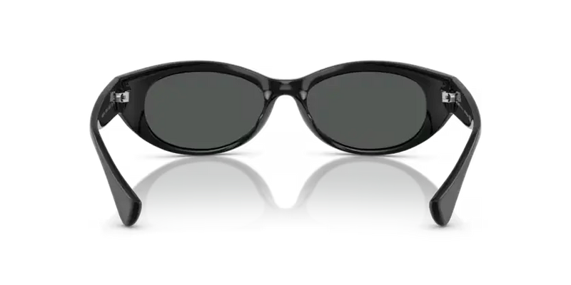 Ralph by Ralph Lauren Oval Sunglasses Shiny Black RA5327U 500187