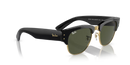 Ray-Ban Mega Clubmaster Sunglasses Black Frame Green Lens RB0316S 901/31