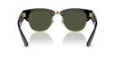 Ray-Ban Mega Clubmaster Sunglasses Black Frame Green Lens RB0316S 901/31