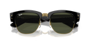 Ray-Ban Mega Clubmaster Sunglasses Black Frame Green Lens RB0316S 901/31